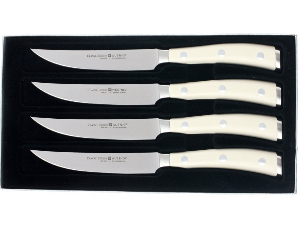 Sada steakových nožů CLASSIC IKON CREME, 4 díly