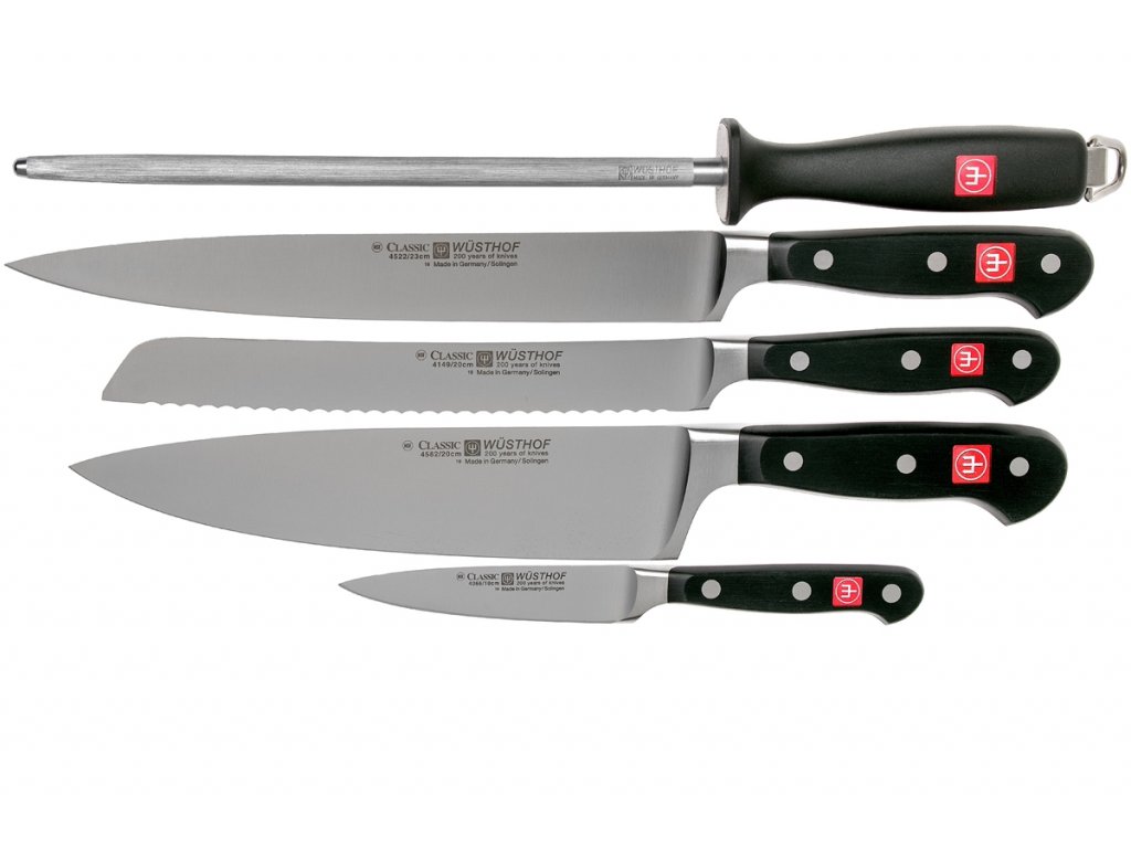 Sada kuchařských nožů Wüsthof CLASSIC 5 dílů