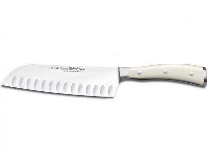 Nůž japonský 17 cm výbrus, Wüsthof Classic Ikon Creme