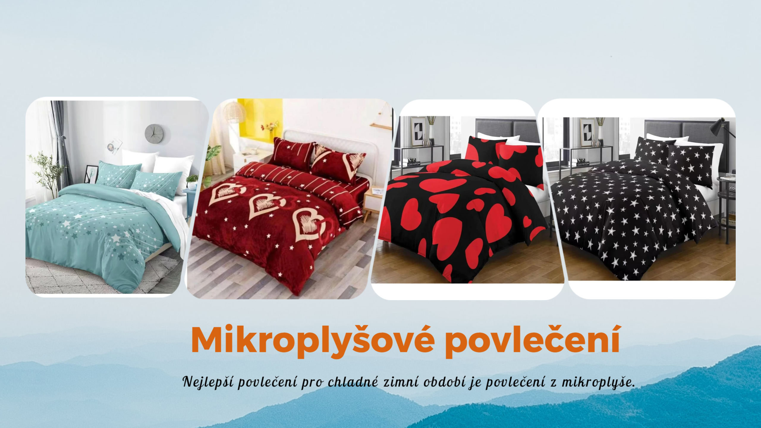 Mikroplyšové povlečení