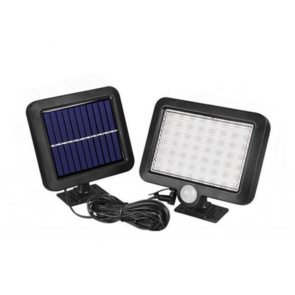 LED světlo se solárním panelem a senzorem pohybu