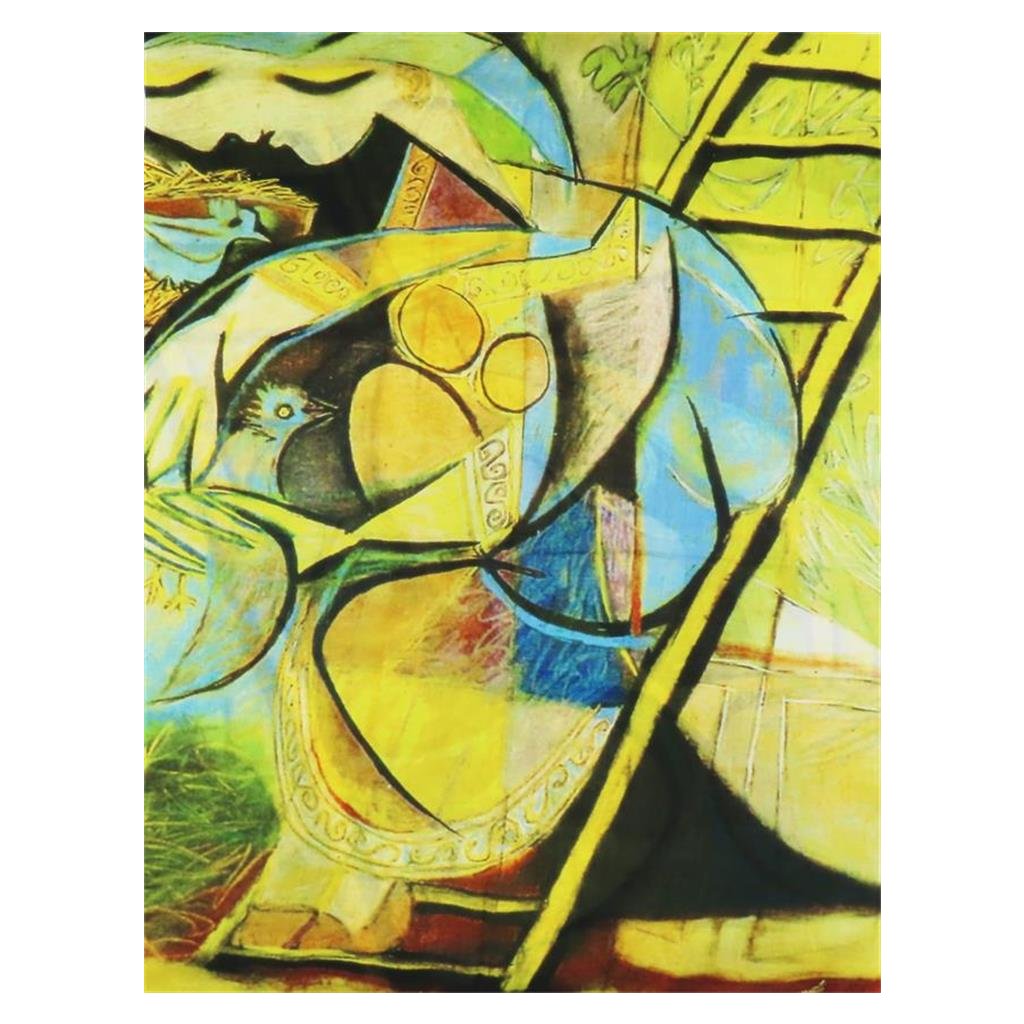 Šála 180 x 70 cm Picasso Farmer's wife on a stepladder