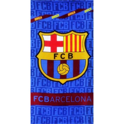 Plážová osuška FC Barcelona 70 x 140 cm