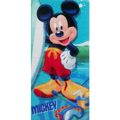 Plážová osuška Myšák Mickey 70 x 140 cm