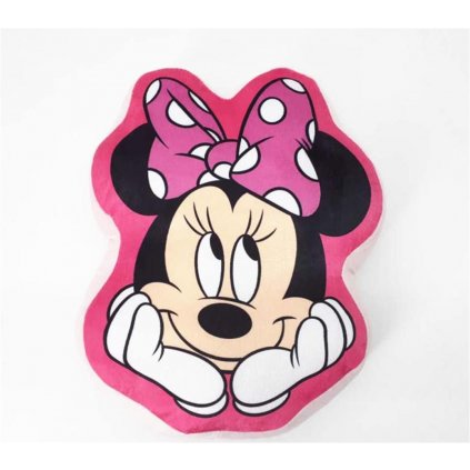 Tvarovaný 3D polštářek Minnie Mouse