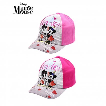 Dívčí kšiltovka Minnie Mouse London růžová (1)