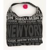 Dámská látková taška přes rameno New York šedá