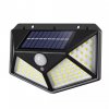 Solární nástěnné LED světlo s čidlem pohybu ploché, 100 LED