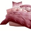 7-dílné povlečení z mikrovlákna140x200 cm růžové ombre