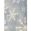 Mikroplyšové povlečení vánoční vločky modré 70 x 90 cm, 140 x 220 cm