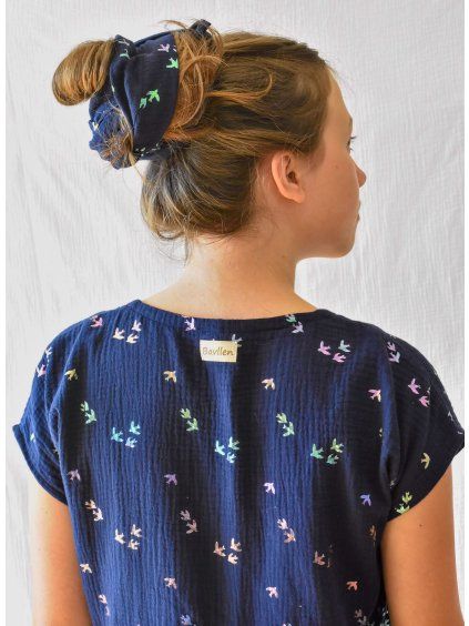 Mušelínový pásek vzor