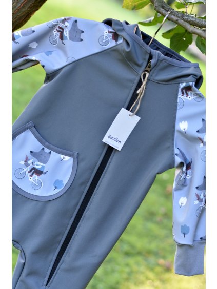 Softshell overal vlk na kole 74/80 SKLADEM