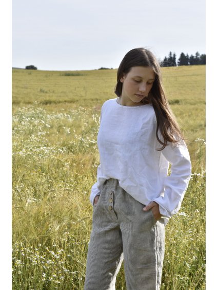 Lněná halena/různé barvy