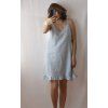 Lněné šaty na ramínka