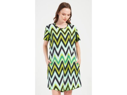 damske domace saty s kratkym rukavom zuzana