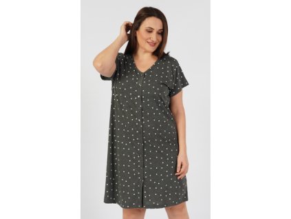 damske domace saty s kratkym rukavom daniela