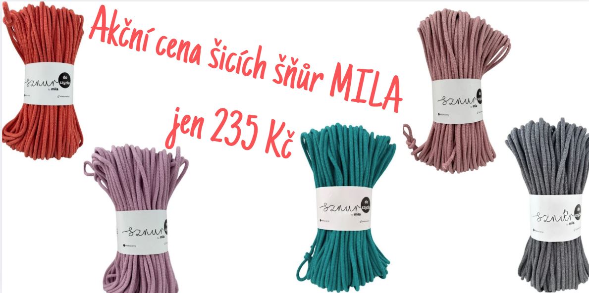 Šicí šňůry Mila