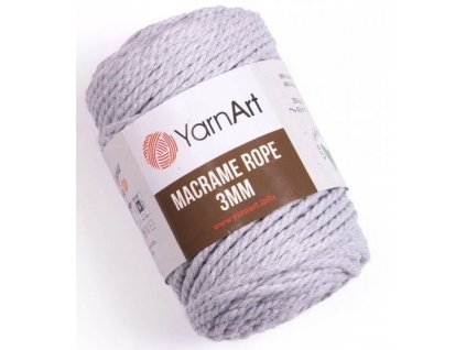 Macrame Rope 3,0 mm - šedá 756