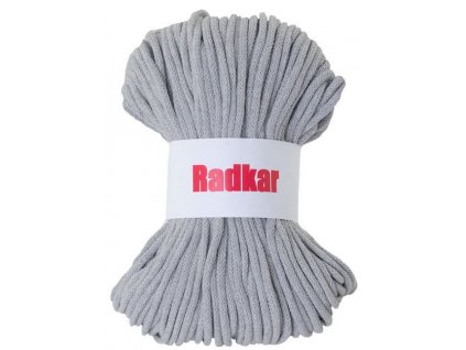 Bavlněná šňůra RADKAR 5 mm - 075 šedá jasná