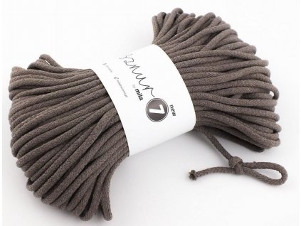 Bavlněná šňůra MILA Super 7 mm - mokka