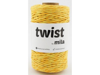 Mila Twist 3mm Mix žlutá