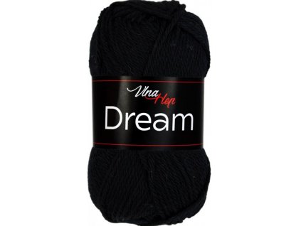 Příze merino DREAM černá 6001