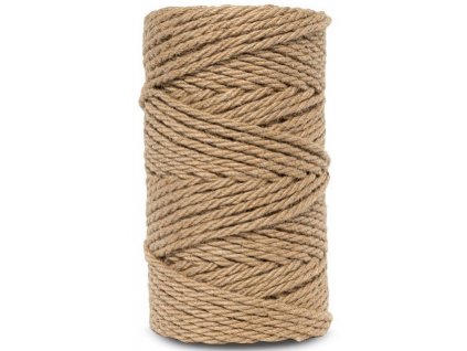 Macrame 3PLY Fabryka Sznurka 5 mm - jutová 100 m