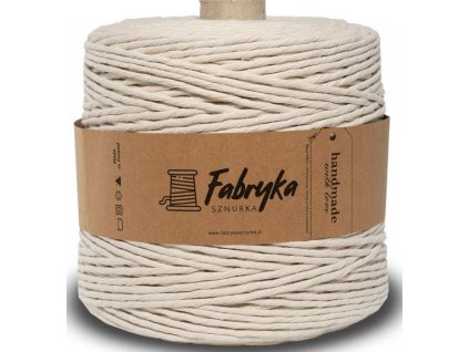 Macrame Fabryka Sznurka XL 5 mm - přírodní / ecru - 600 m