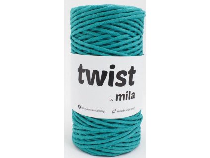 TWIST MILA 3 mm - smaragdová