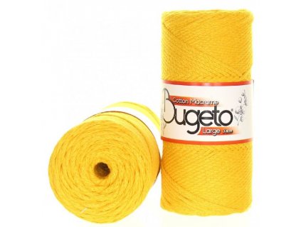 Cotton Macrame Large 3 mm - žlutá 406