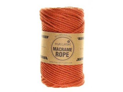 Macrame Rope 4 mm - cihlová 1115