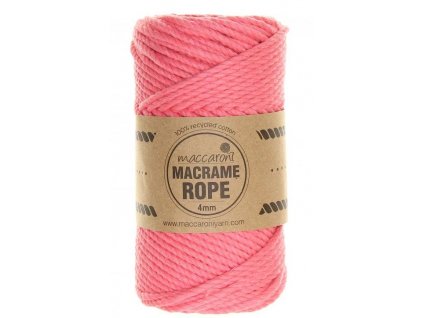 Macrame Rope 4 mm - lososová 402