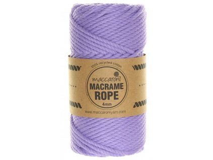 Macrame Rope 4 mm - fialová 404_01