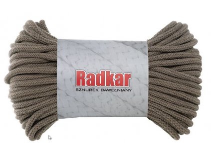 Bavlněná šňůra RADKAR 7 mm - 700 mokka