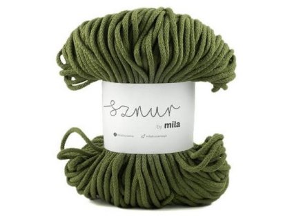 Bavlněná šňůra MILA 5 mm - avokádo