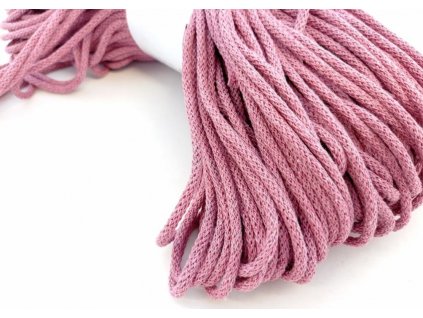 Bavlněná šňůra BERRY 3 mm - borůvková