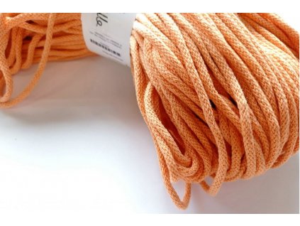 Bavlněná šňůra BERRY 3 mm - meruňková