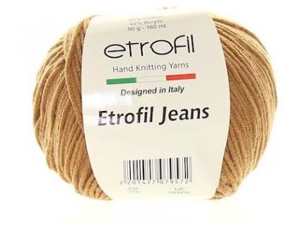 Etrofil jeans - světle hnědá 059