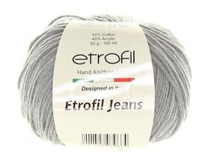 Etrofil jeans - šedá 068
