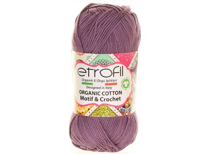 Organic Cotton - fialová EB085