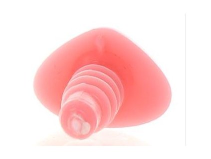 Čumáček růžový lesklý 15 mm