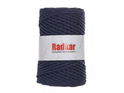Bavlněná šňůra RADKAR 4 mm - 800 jeansová