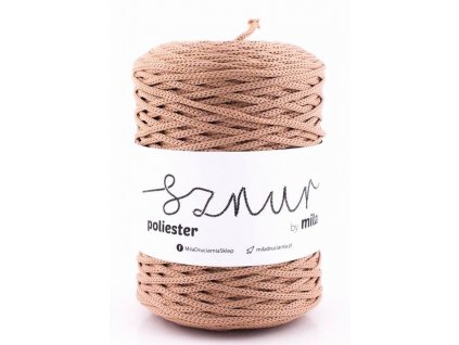Polyesterová šňůra MILA 3 mm / 200m - růžové zlato