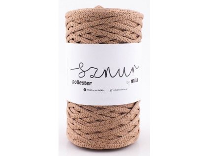 Polyesterová šňůra MILA 5 mm / 100m - růžové zlato