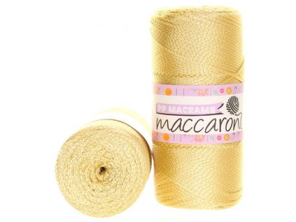 PP Macrame šňůra - béžovozlatá 03