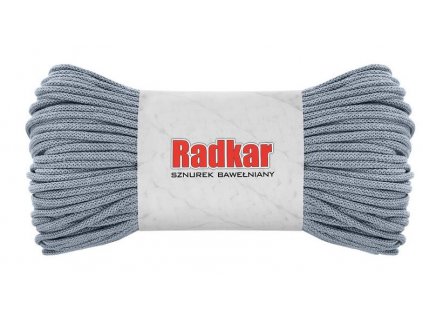 Bavlněná šňůra RADKAR 5 mm - 815 jeansová (šedomodrá)