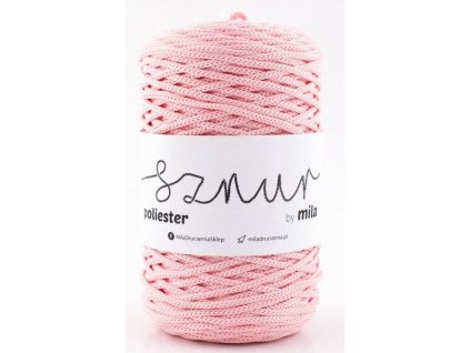 Polyesterová šňůra MILA 3 mm / 200m - růžová světlá