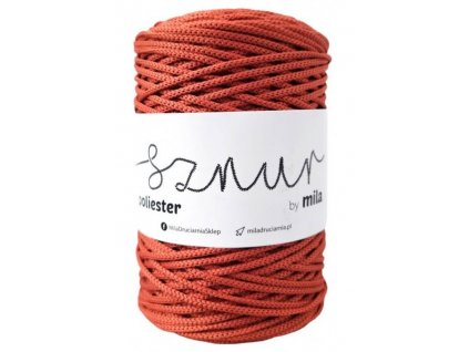 Polyesterová šňůra MILA 3 mm / 200m - rezavá
