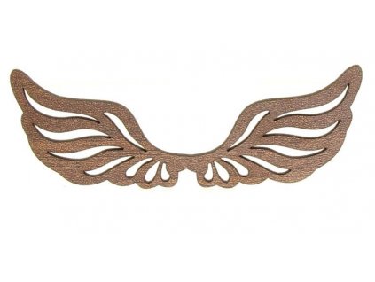 Andělská křídla ořech 100 mm - varianta 44