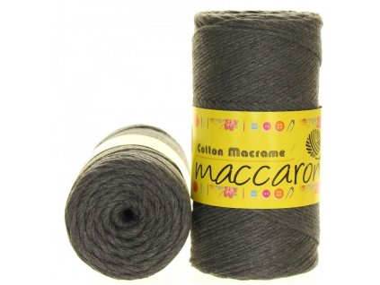 Cotton Macrame tmavě šedá 103